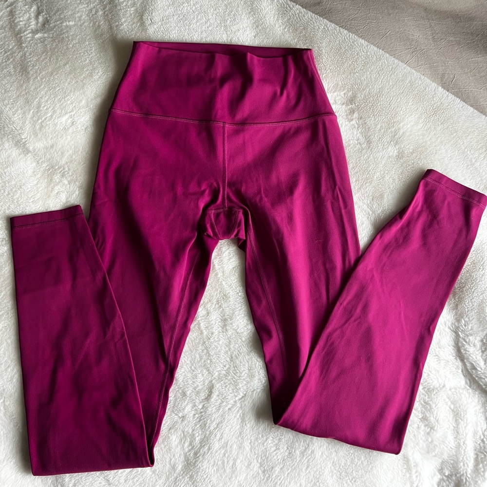 CRZ YOGA Pink High-Waisted Leggings